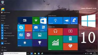 Microsoft Windows 10 Graphical User Interface (GUI)