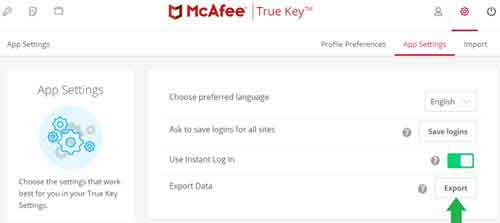 McAfee True Key Password Manager