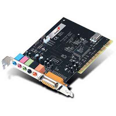 Typical Internal Computer Sound Card