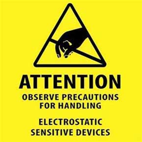 ElectroStatic Discharge (ESD) Warning Notice