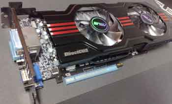 Graphics Card With 2 Cooling Fans