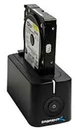 USB to SATA External Hard Drive Docking Station for 2.5 or 3.5in HDD, SSD