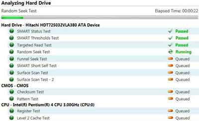 PC Checkup Default Scan