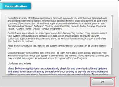 Software Personalization Details