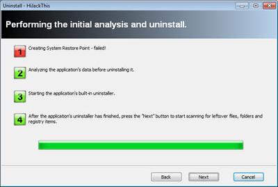Revo Uninstaller Initial Analysis