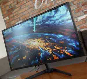 Wide Screen HD LCD Monitor Example