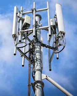 Typical 5G Antenna With Transmitters And Receivers