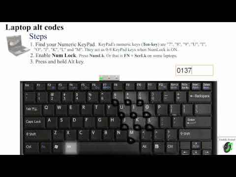 How To Enable Alt Codes On Your Laptop Video