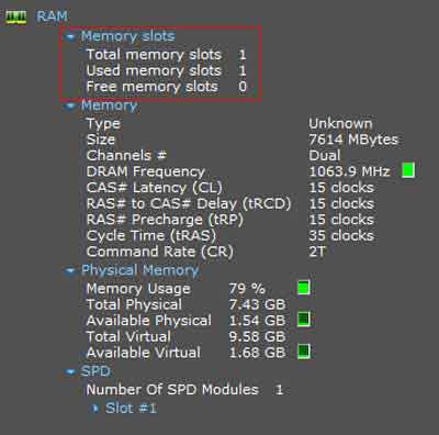 Memory Slot Check