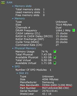 Memory Type Your Device Accepts