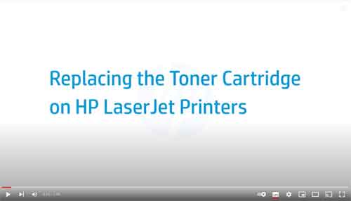 How To Replace A Toner Cartridge Video