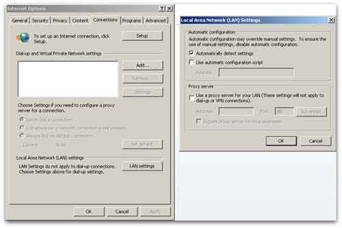 Internet Explorer Slow LAN Settings