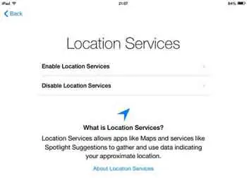 iOS8 Set Up Location Services