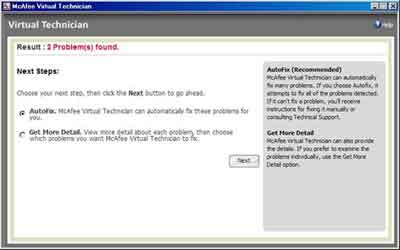 Virtual Technician Autofix