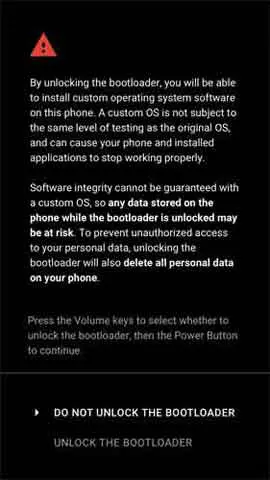 Jailbreaking and Rooting Warning Message