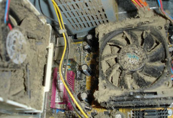 Picture of a Dusty Computer