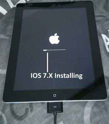 Apple iOS v7 Installing