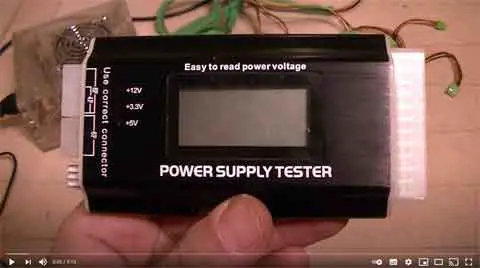 How To Use A PSU Tester Video