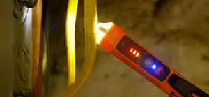 Non-Contact Voltage Tester In Action