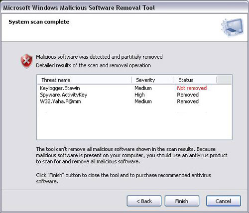 malware removal tool microsoft