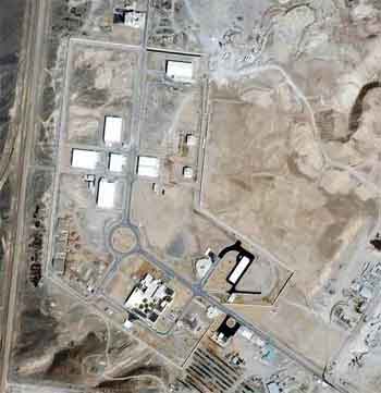 Satellite Image Of The Natanz Nuclear Facility In Iran