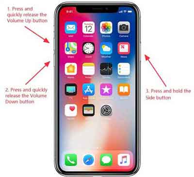 Modern iPhone Forced Reboot Instructions