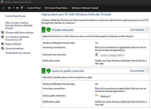 Windows Defender Firewall Overview